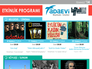 Adaevi Aylık Etkinlik Programı